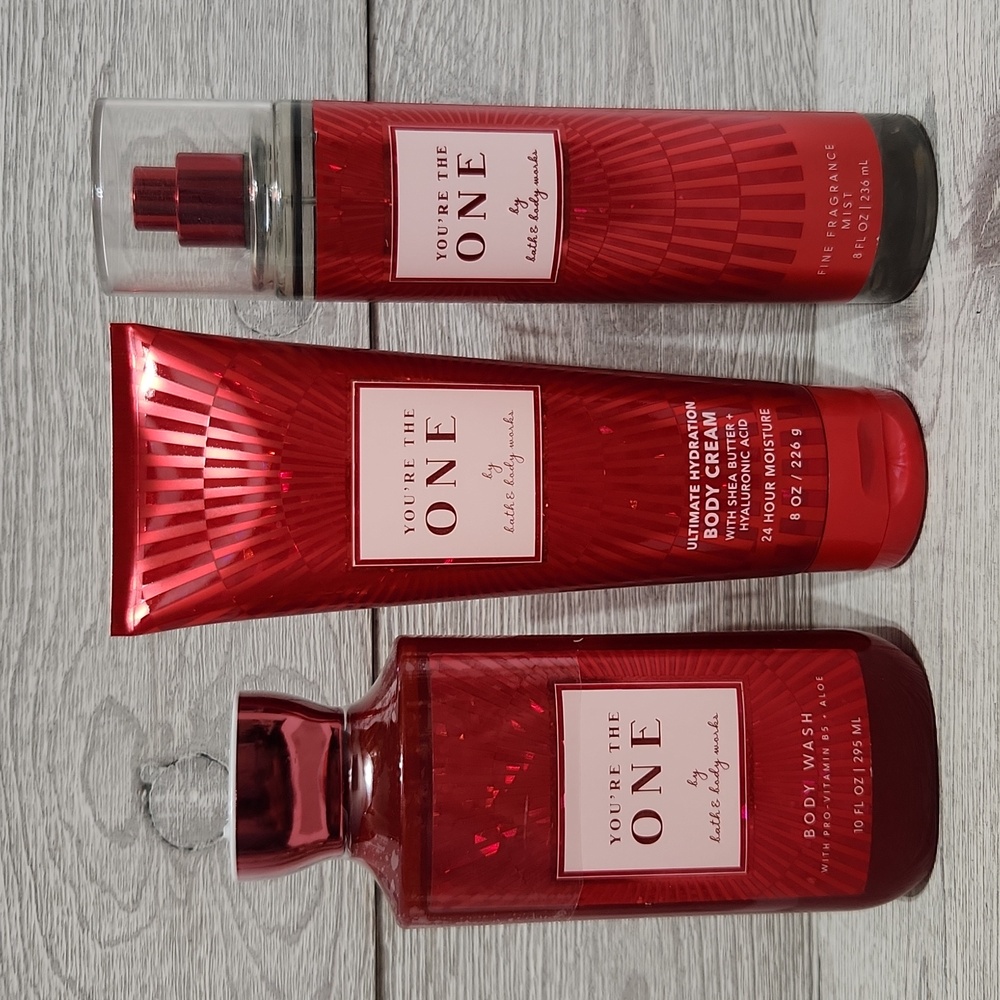 Bath & Body Works You're The One 3pc Set Body Wash, Cream, Mist